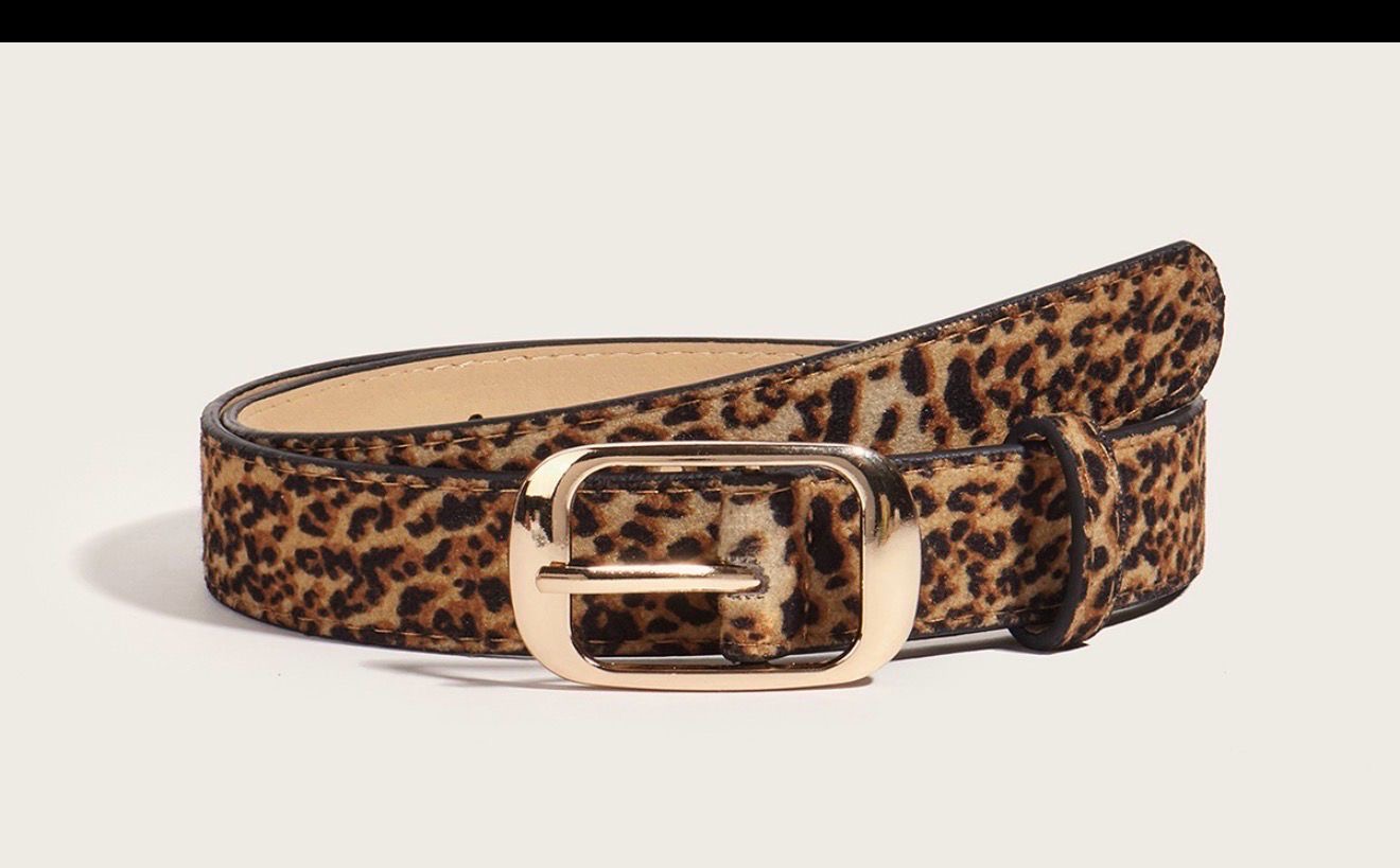 Cinto animal print